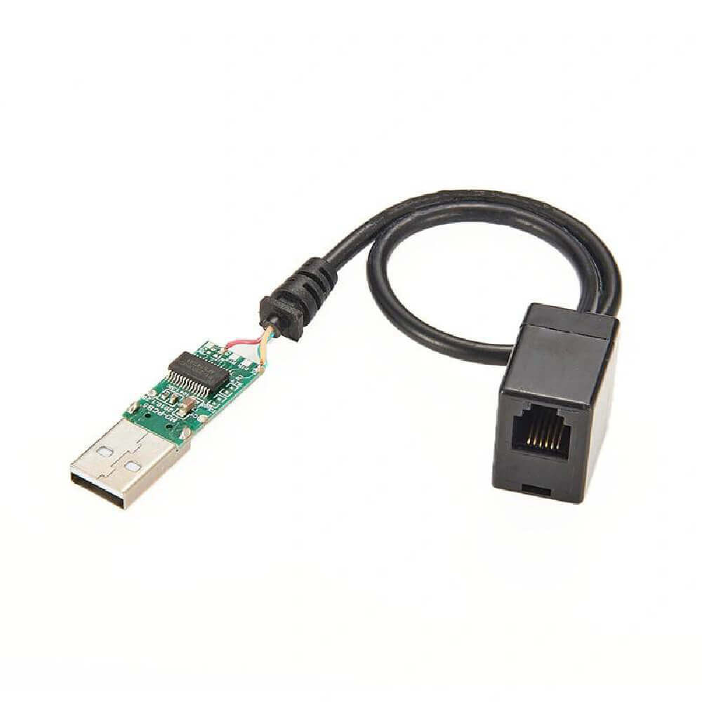 Elecbee Ftdi Ft232Rl USB To RJ9 Female 6P4C RS232 Serial Cable 0.5M